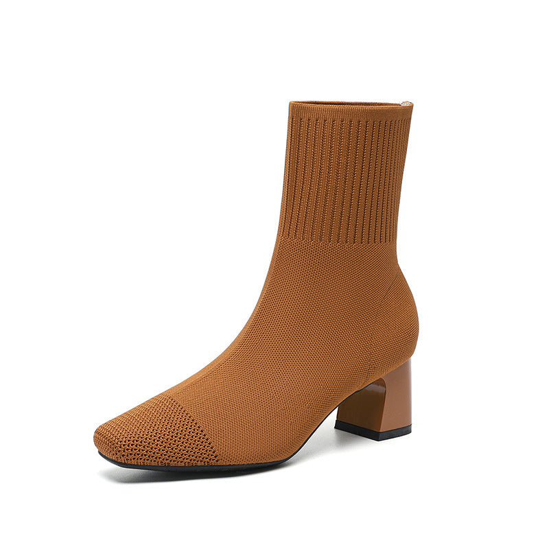 Bottines Lyra en maille extensible
