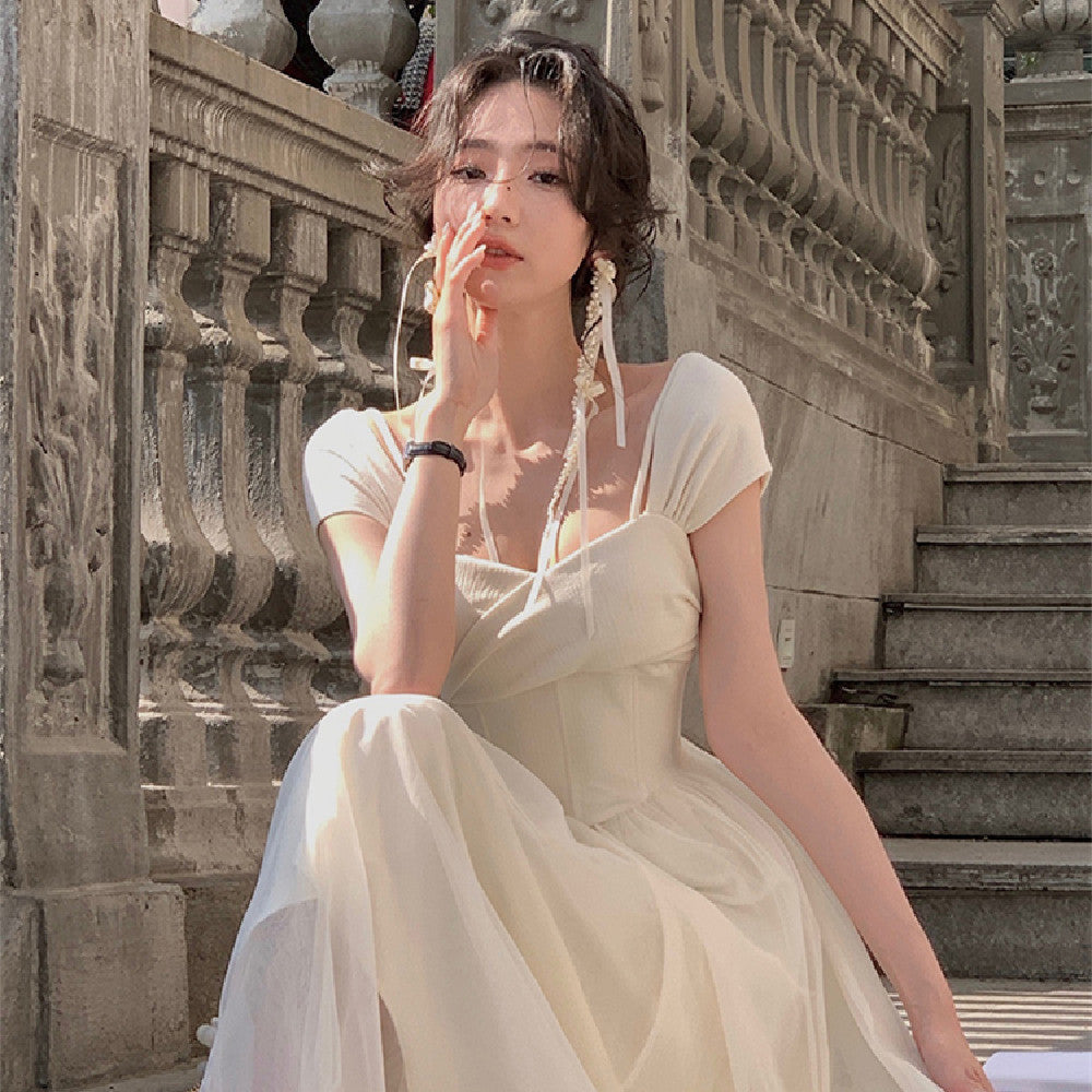 Fashion Personality Mesh Dress Female