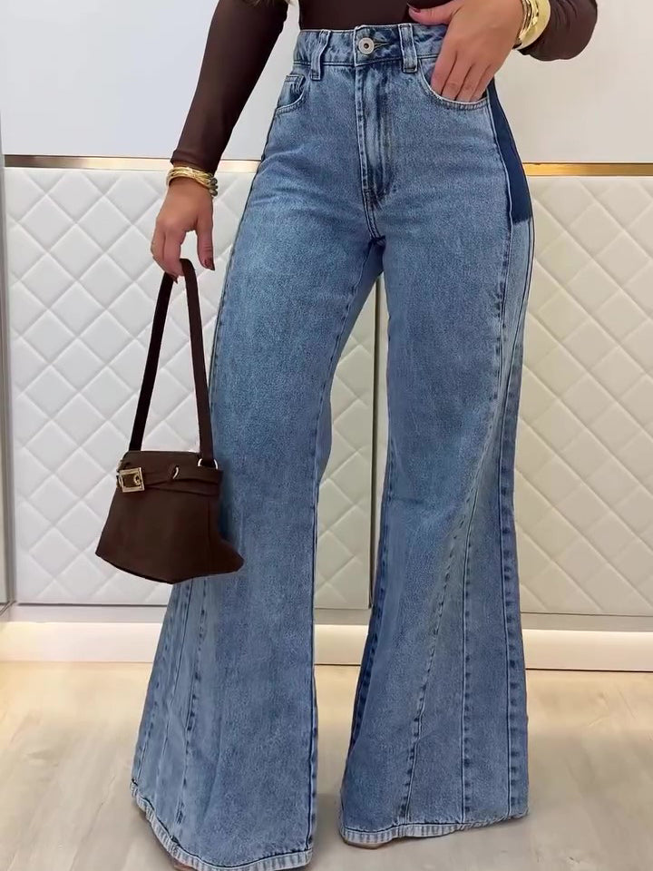 Jean Elina taille haute évasé