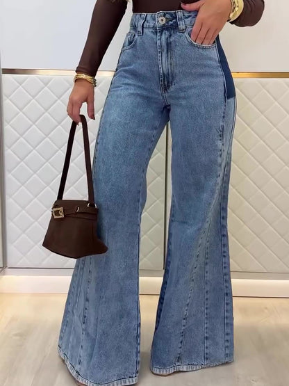 Jean Elina taille haute évasé