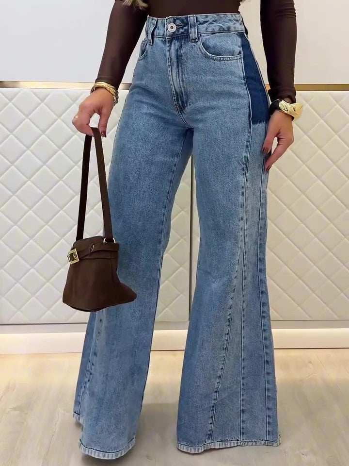 Jean Elina taille haute évasé
