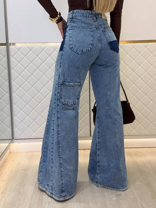 Jean Elina taille haute évasé