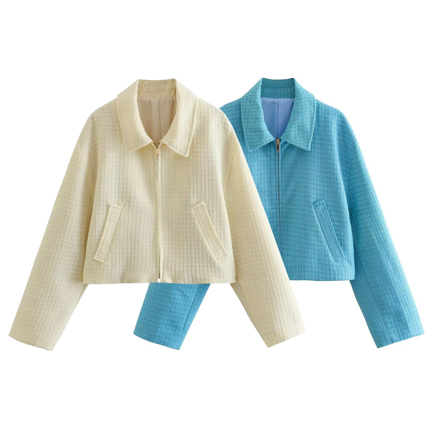 Veste Elina courte texturée