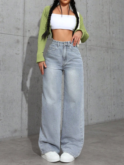 Jean Nola taille haute coupe large