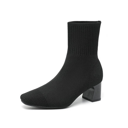 Bottines Lyra en maille extensible