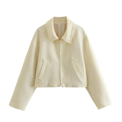 Veste Elina courte texturée
