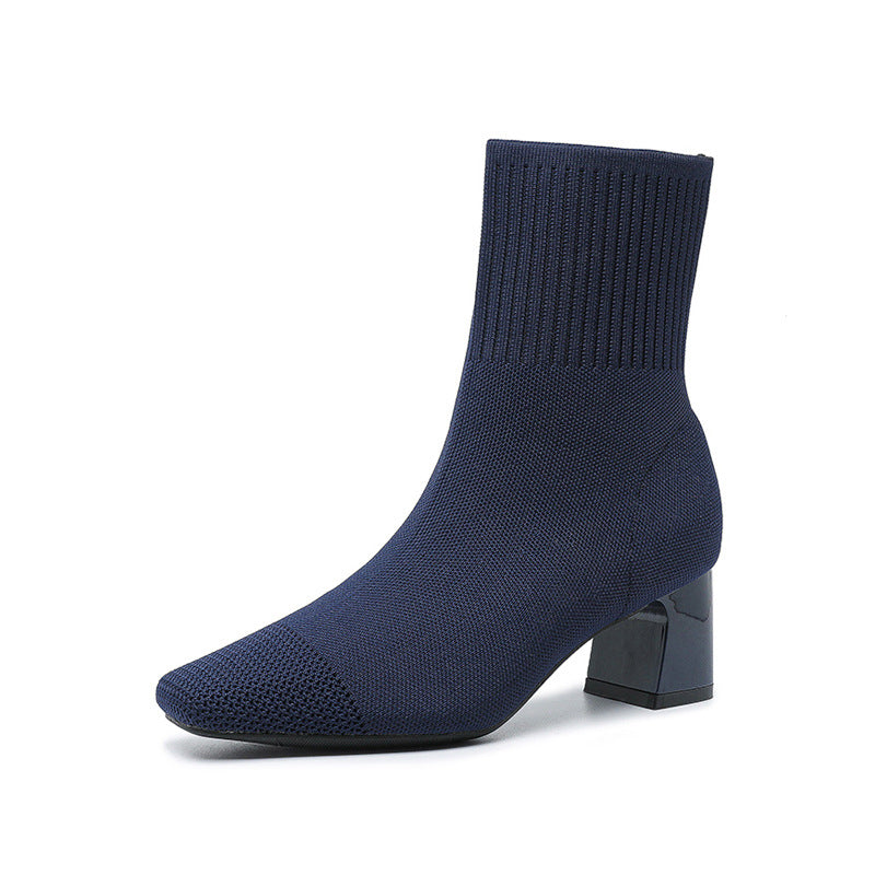 Bottines Lyra en maille extensible