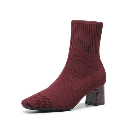 Bottines Lyra en maille extensible
