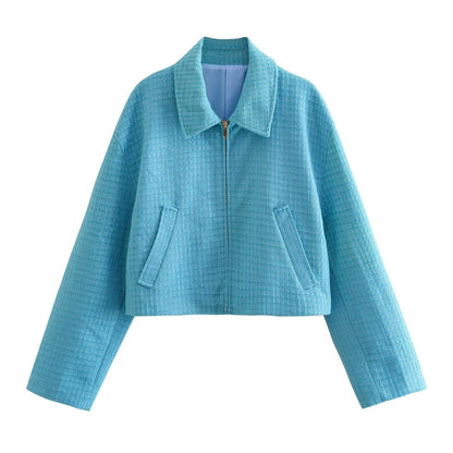 Veste Elina courte texturée