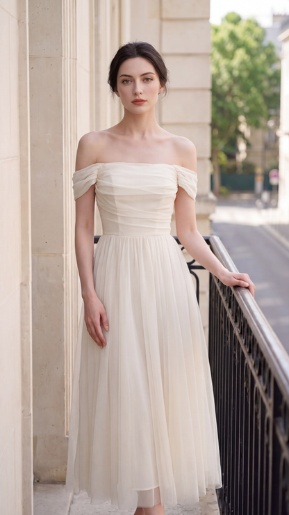 Robe Élia en tulle léger