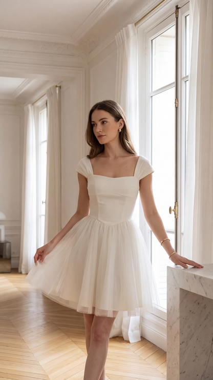 Robe Élia en tulle léger