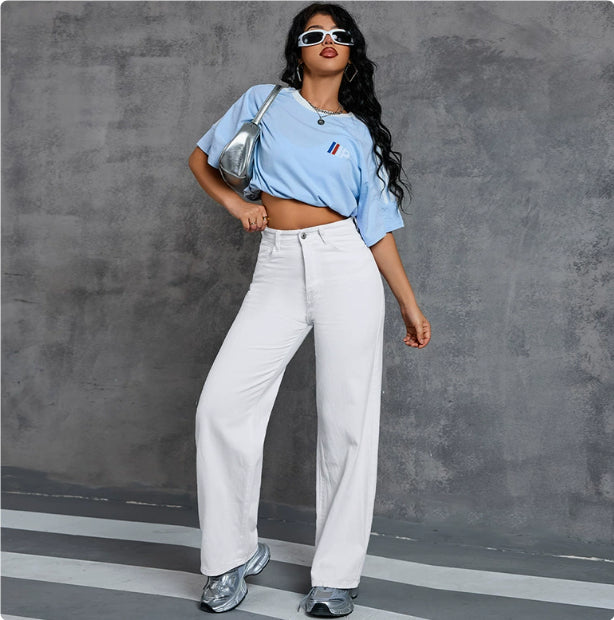 Jean Nola taille haute coupe large