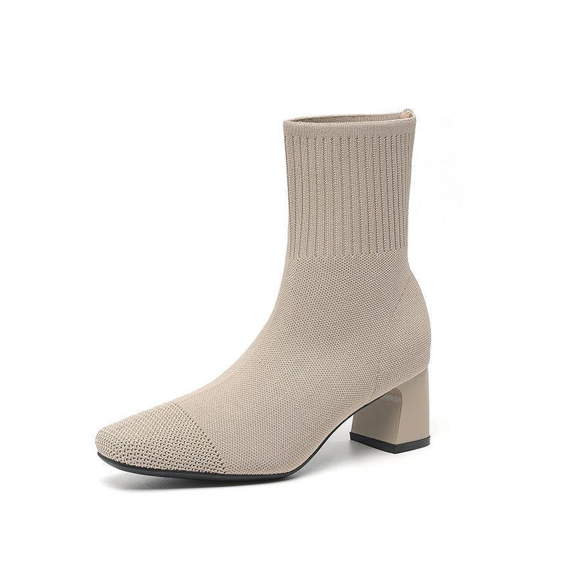 Bottines Lyra en maille extensible